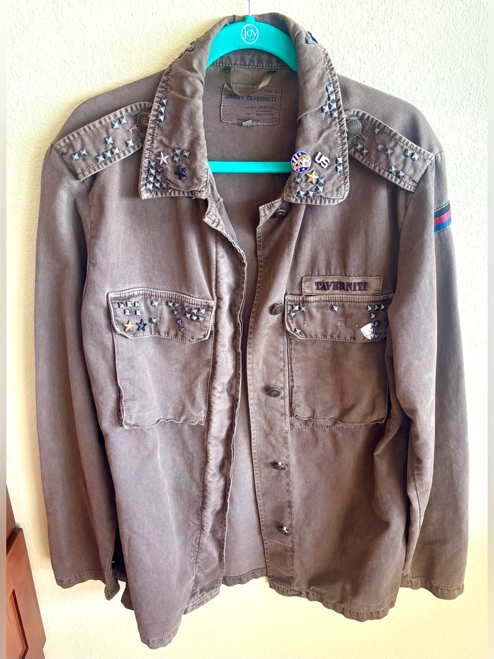 Jimmy Taverniti Army Green Military Jacket Women’s Size: Medium